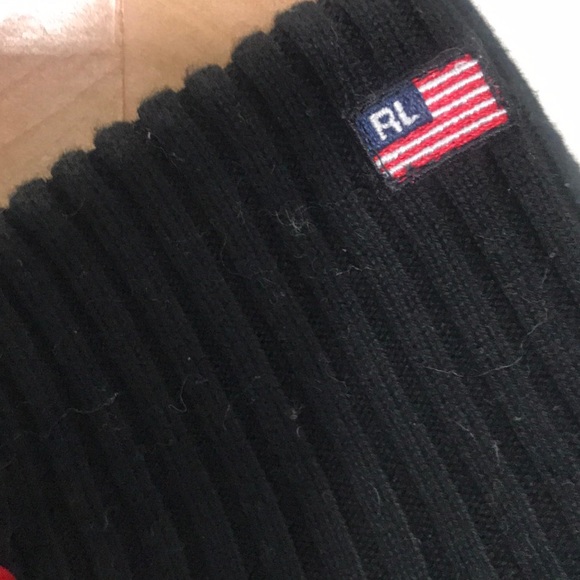 |Polo Ralph Lauren| Turtleneck Black Sweater Sz L - Picture 2 of 5